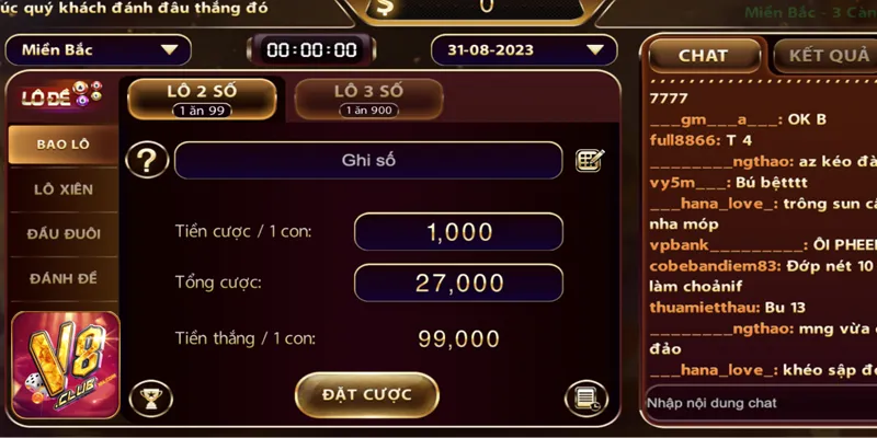 Lô đề V8club – Đặt cược ngay vận may đổi đời nhanh chóng Cách chơi lô đề tại cổng game V8club