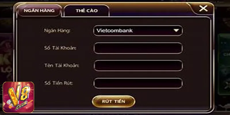 Hướng dẫn nạp rút tiền v8club thành công chỉ một nốt nhạc Những hình thức rút tiền tại V8CLUB
